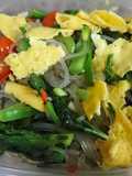 Korean japchae (sweet potato noodle)