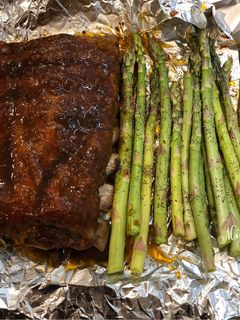 Hình của món Sườn nướng BBQ đơn giản.