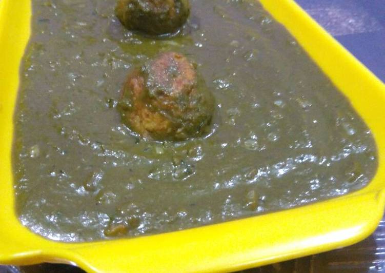 Easiest Way to Make Any-night-of-the-week Palak Kofta