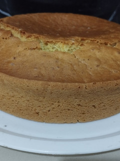 Una foto de Bizcochuelo Vegano de Naranja