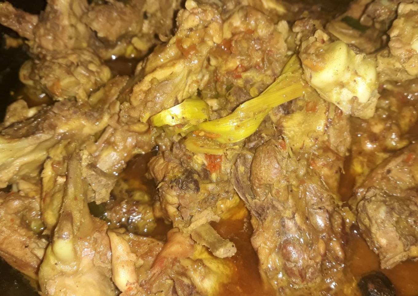 Rica pedas balungan ayam