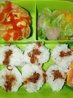 Foto resep 56. Bento nasi isi abon