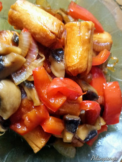 Foto resep Sosis Jamur saus teriyaki