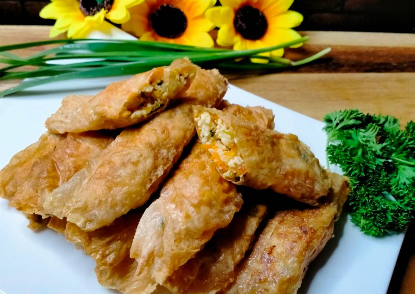 Lumpia Kulit Tahu Udang Wortel