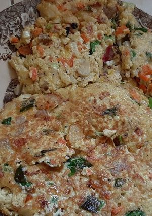 Foto resep Telur dadar tahu