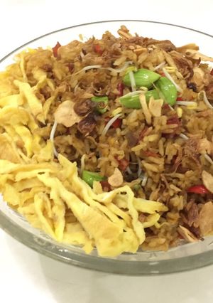 Foto resep Nasi goreng ham pete