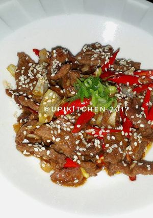Foto resep Tumis Daging Sapi Saus Tiram