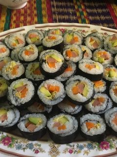 Hình của món Kimbap.