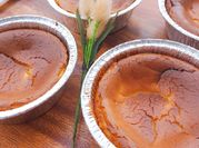 A picture of baked cheese cake