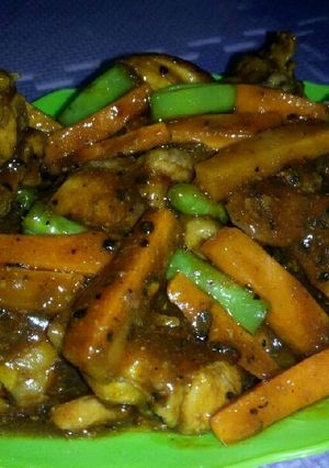 Foto resep Ayam sauce lada hitam