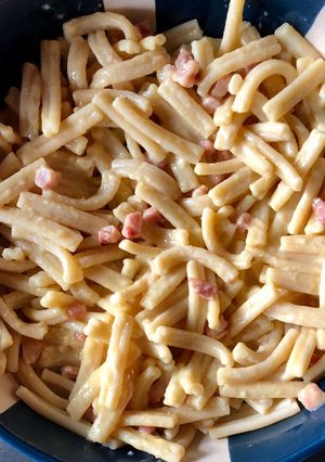 Une photo de Les vraies pâtes Carbonara