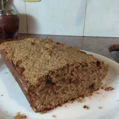 Una foto de Budín de harina integral y avena
