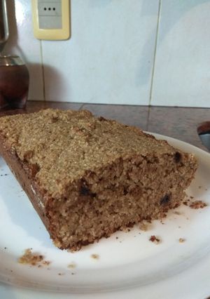 Una foto de Budín de harina integral y avena