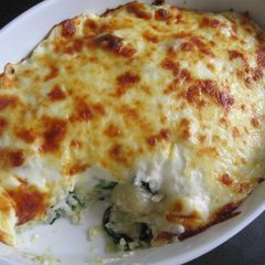 A picture of Scallops & Spinach Doria.