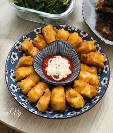 đậu hũ non chiên xù