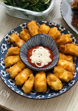 Hình của món Đậu hũ non chiên xù.