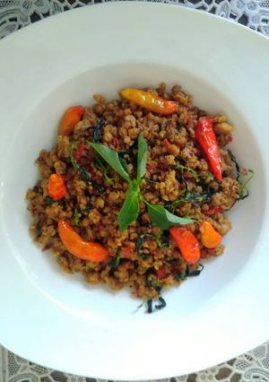 Foto resep Oncom pedas kemangi