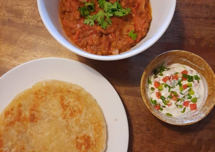 Healthy Recipe of Lentil and tomato curry, Indian style