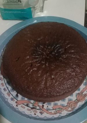 Una foto de Bizcochuelo de chocolate