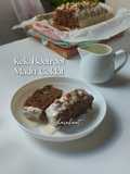 Kek Beetroot Madu Coklat