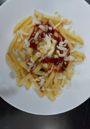 A picture of French fries.