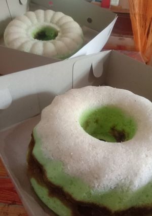 Foto resep Putu ayu gula merah (1 telur)
