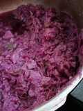 Repollo Morado con Manzanas
