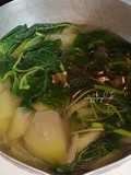 Sayur Bening Bayam Pepaya Muda