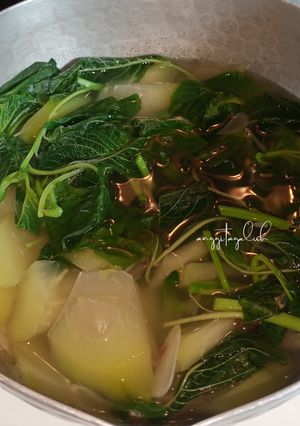 Foto resep Sayur Bening Bayam Pepaya Muda
