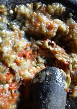 Foto resep Sambal terong uleg