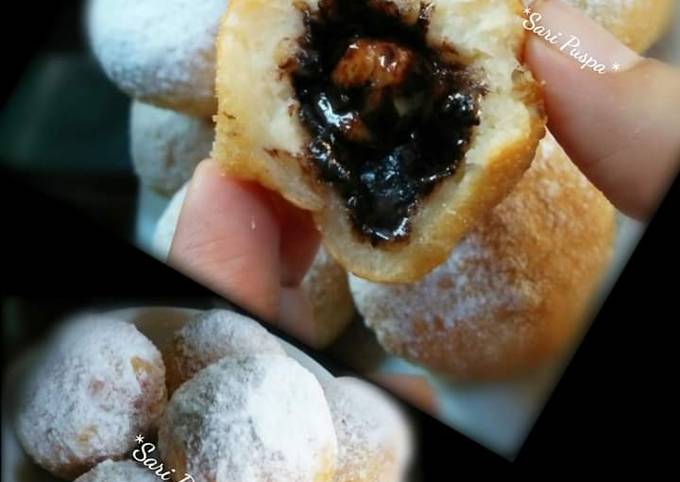 Cara praktis bikin Donat ketan korea dijamin lezat