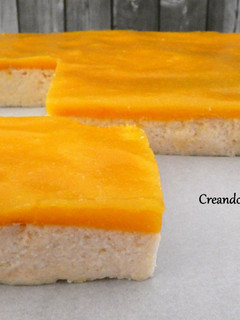 Una foto de Tarta de mango ligera y suave