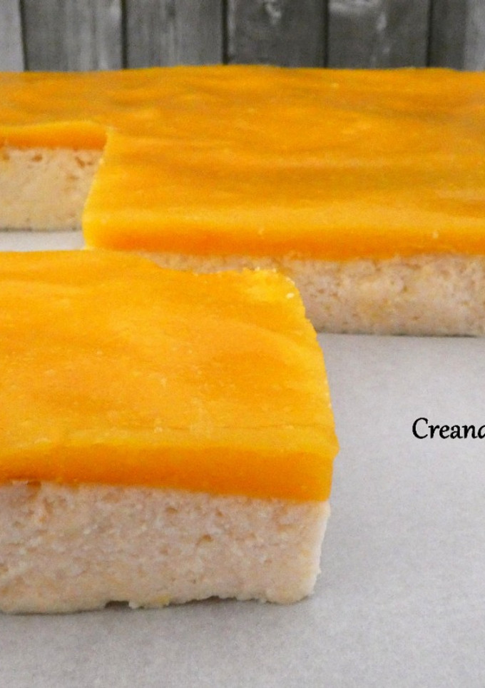 Una foto de Tarta de mango ligera y suave
