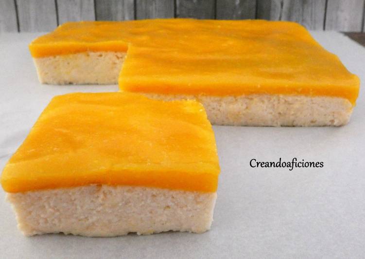 Steps to Prepare Ultimate Tarta de mango ligera y suave