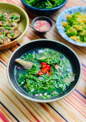 Hình của món Cá Măng Nấu Lá É.