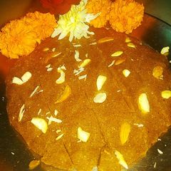 A picture of Wheat flour Burfi.