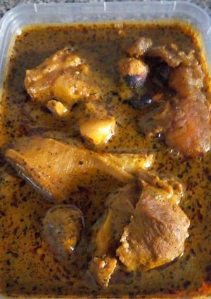 A picture of Banga soup.