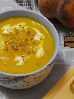 (超簡易美味)南瓜濃湯 的食譜成品照片