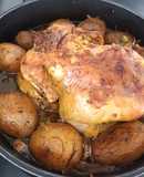 Pollo 🐣 al horno con patatas 🍟