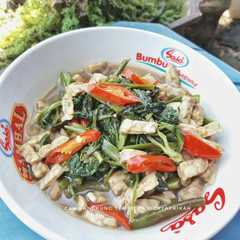 A picture of Cah Kangkung Tempe.