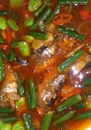 Foto resep Tumis sarden kacang panjang