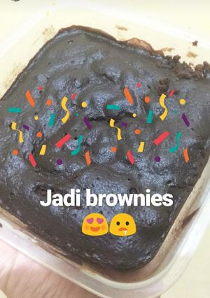 Foto resep Brownies oreo simple