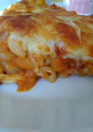 Sütőtök krémes rakott tészta recept fotója