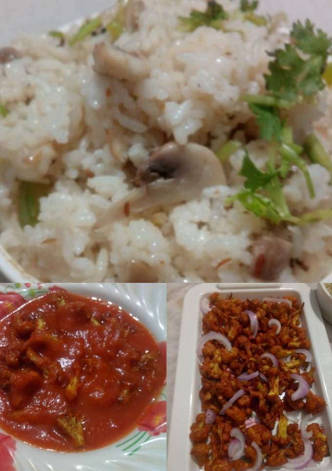 சீரக சம்பா காளான் பிரைட் ரைஸ் செய்முறை முக்கிய புகைப்படம்
