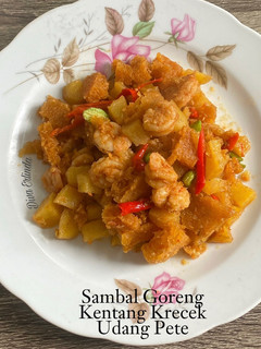 Foto resep Sambal Goreng Kentang Krecek Udang Pete