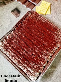 Foto resep Cheeskuit tiramisu