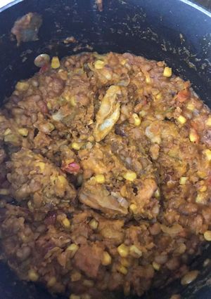 A picture of Beans and Corn.