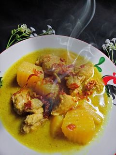 Foto resep Opor ayam kentang