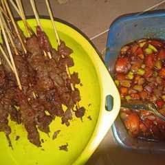 A picture of SATE KAMBING super lembuuut anti kelot-kelot,anti gosong2 anti.