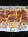 Aperitivos de pan de molde con volovanes